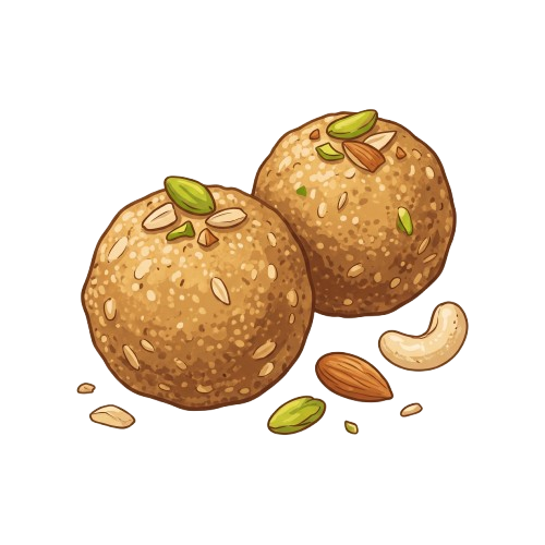 Dry fruit laddus